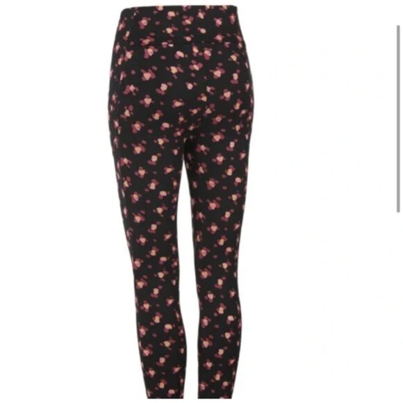CAbi Lean Leggings Printed Flower Burst on Black Size M Style 4142 - Picture 4 of 16